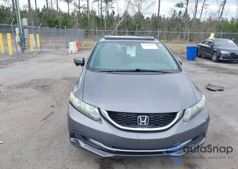 2015 Honda Civic Ex из США, поврежденный, VIN 19XFB2F89FE002276